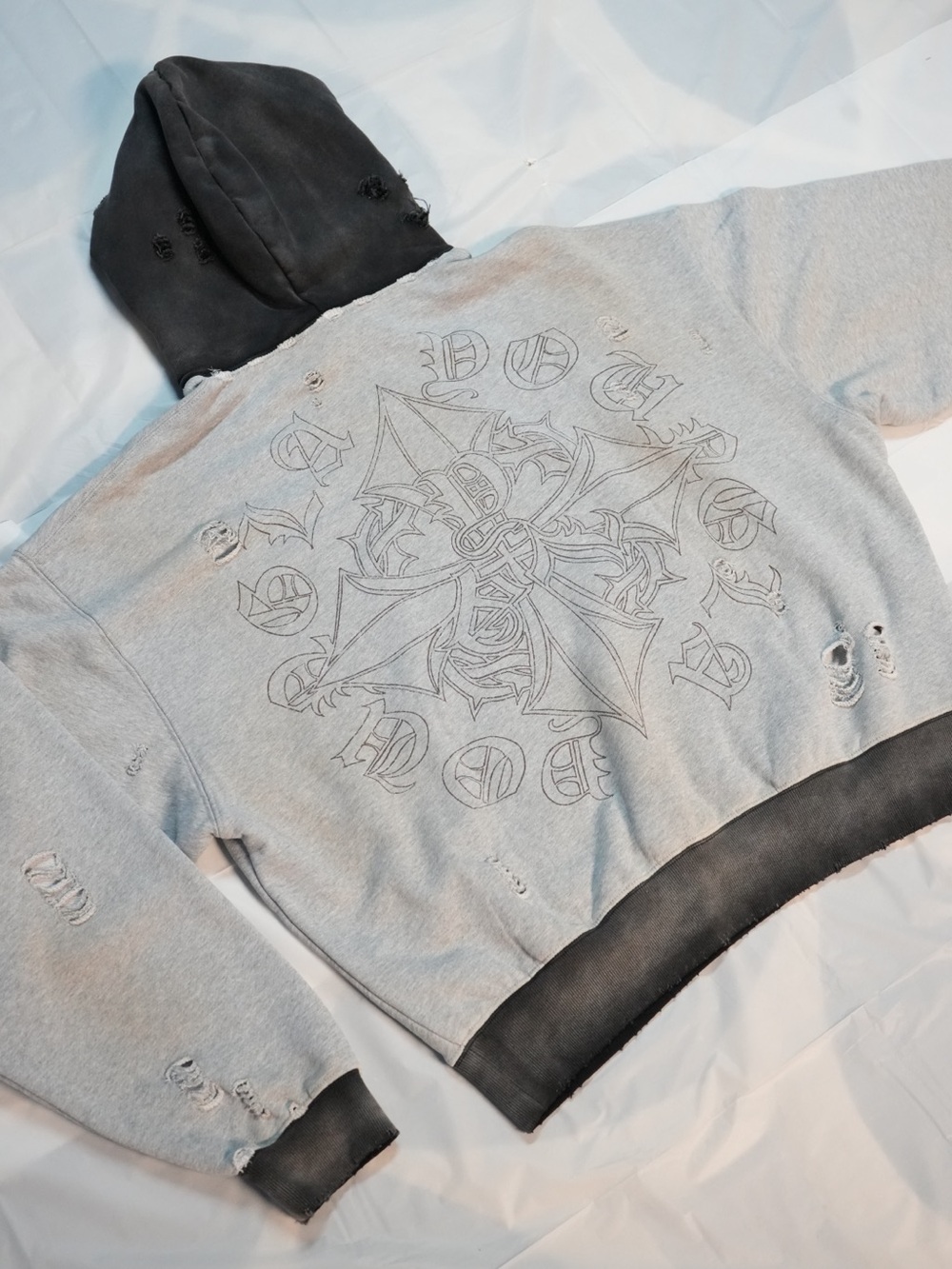 YoungLA Distressed Hoodie
